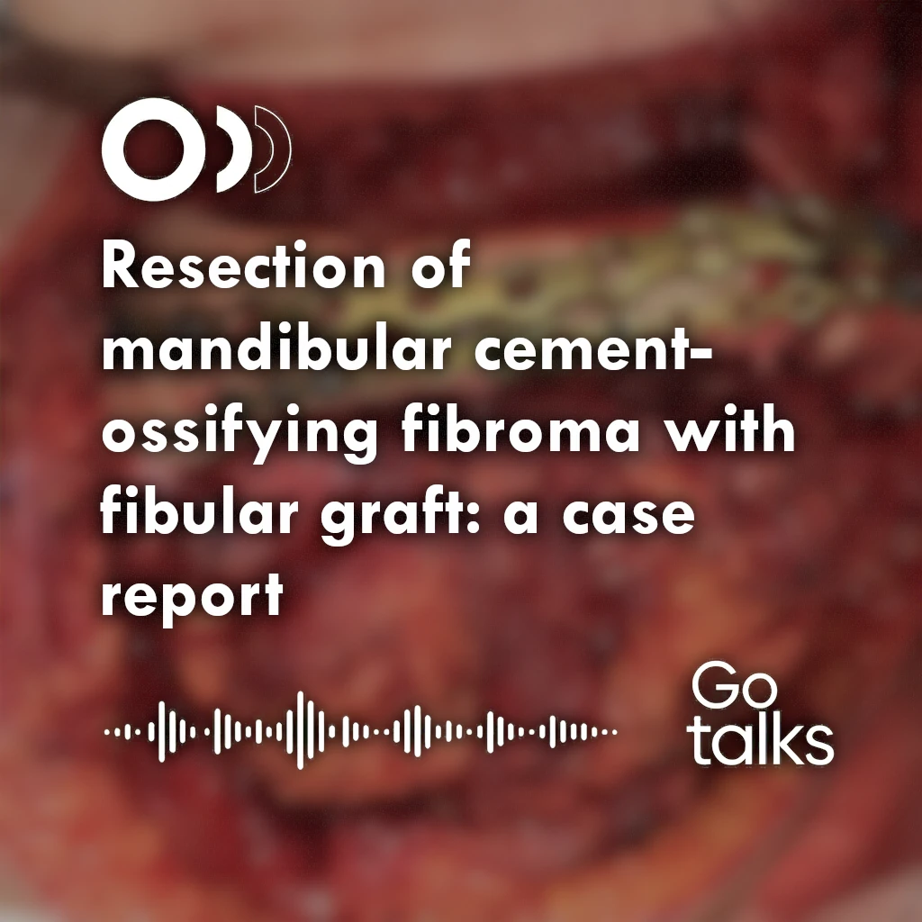 Resection of mandibular cement-ossifying fibroma with fibular graft: a case report